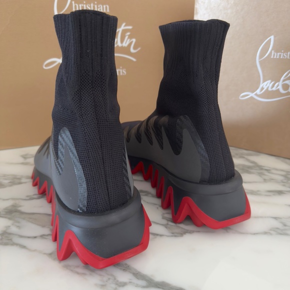 Christian Louboutin 3221229 Men's Sharky Sock Uomo maille, all sizes - Picture 4 of 11